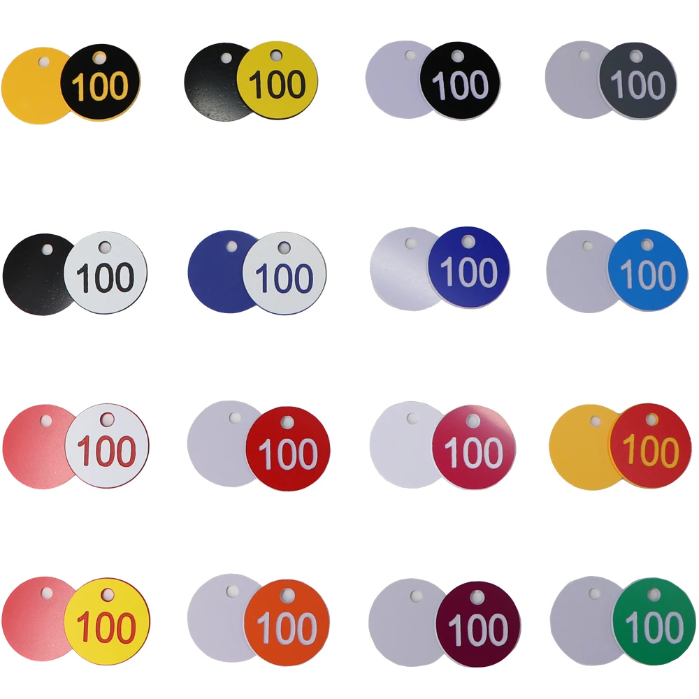Круглые маркеры для выращивания фермы этикетки улей мерные с отверстиями