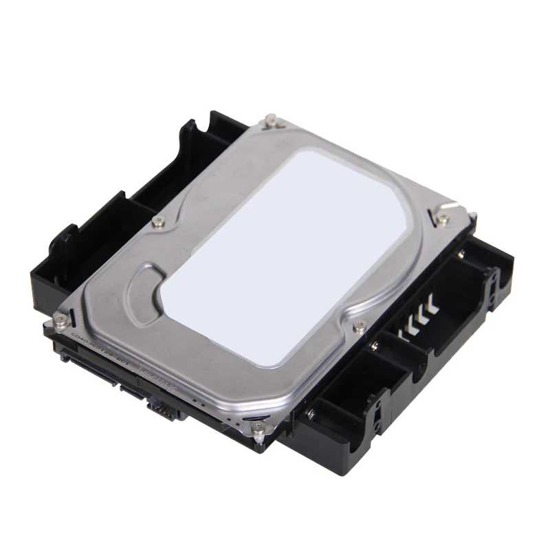 

5.25 Optical Drive Position 3.5 Inch to 2.5 Inch SSD 8CM Fan HDD Adapter Tray Dock Hard Drive Holder for PC Enclosure