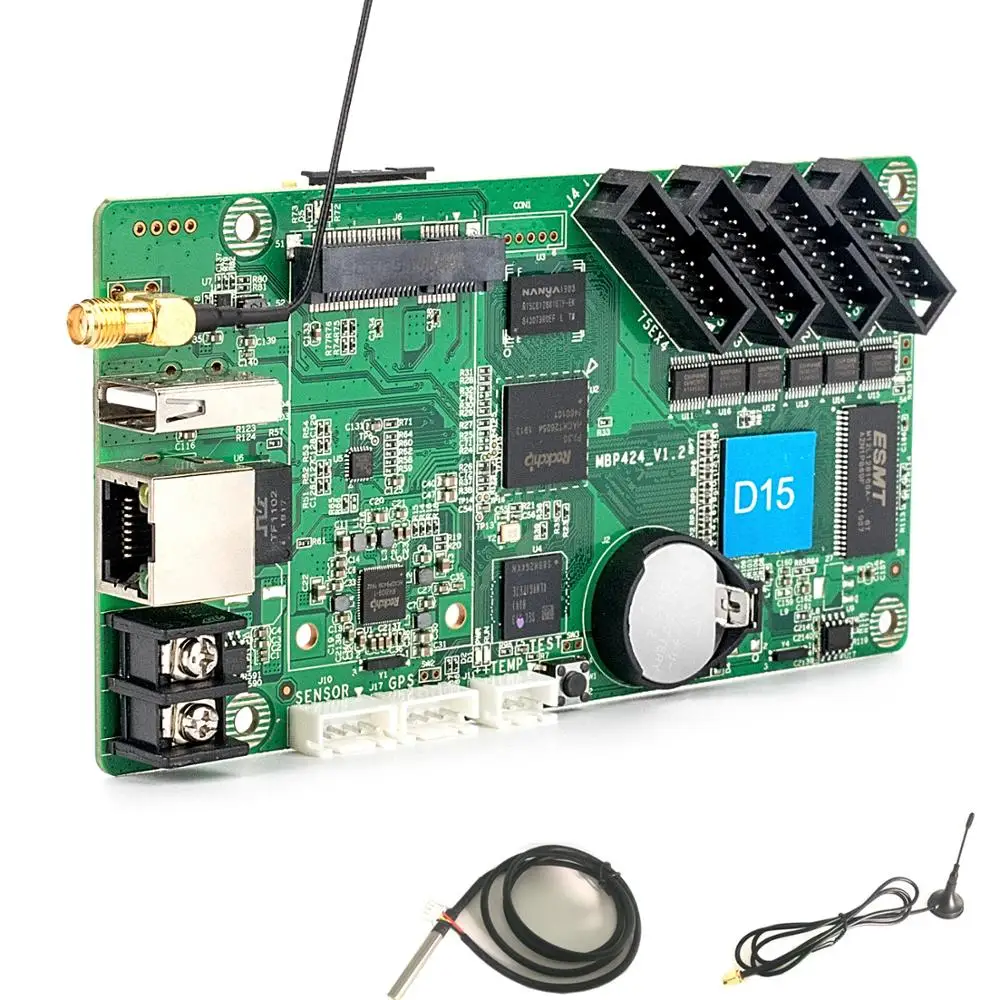 Шэньчжэнь Технология управления картой D15 для Полноцветного светодиодного видео