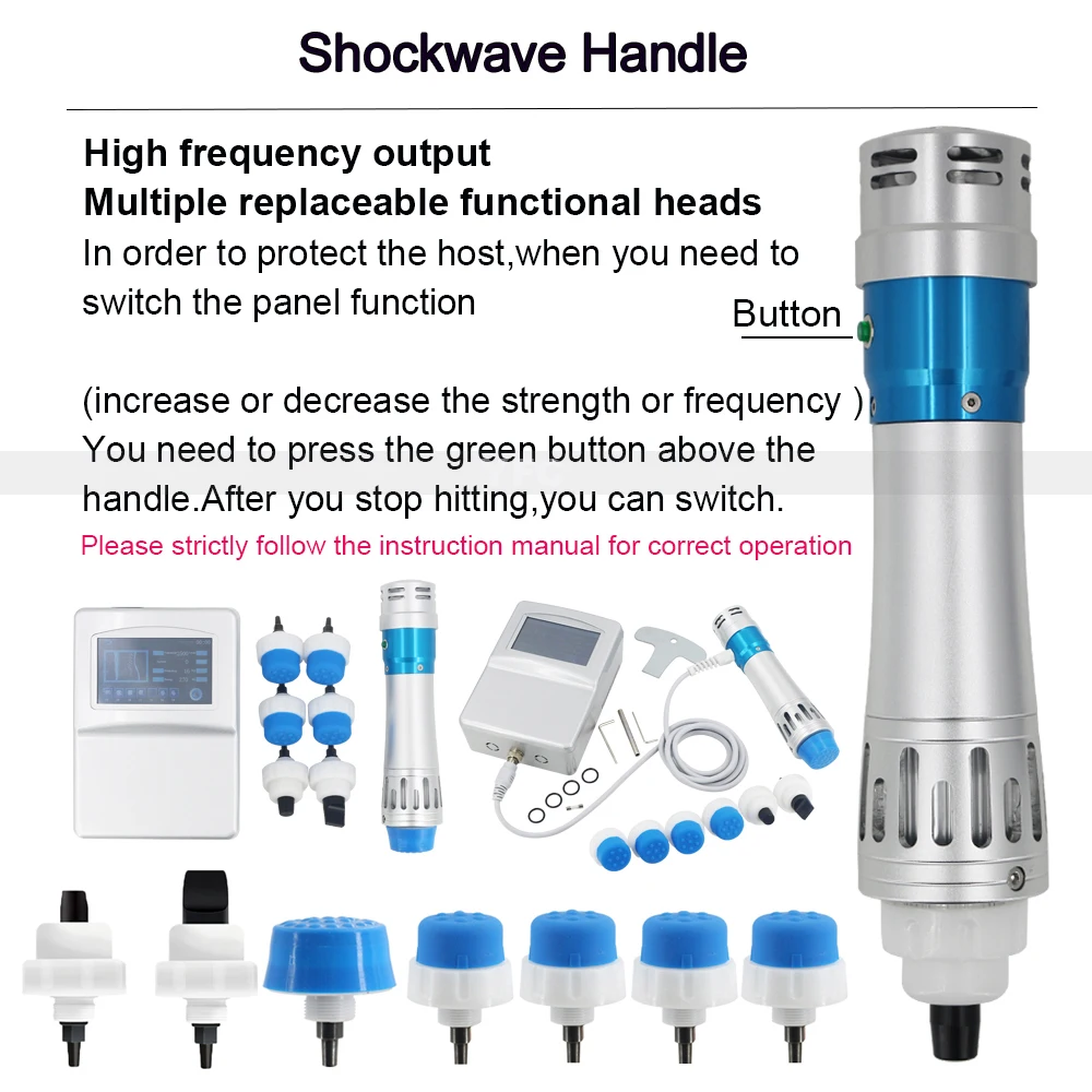 Аппарат для ударно-волновой терапии эффективное удаление боли с функцией