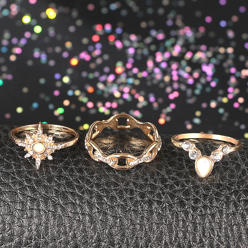 12 шт./компл. женский изысканный кристалл Геометрическая Звезда Корона