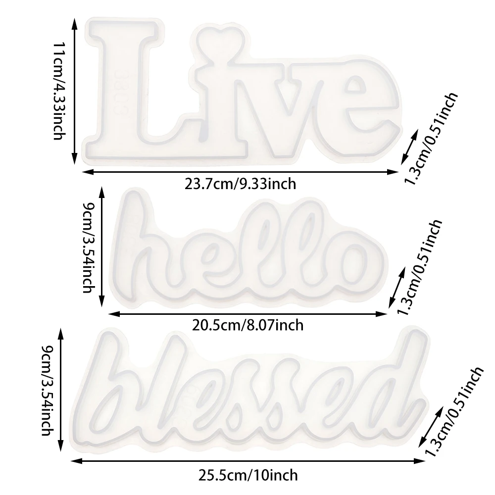 

1PC DIY Number Letters Crystal Epoxy Resin Silicone Mold Jewelry Making Keychain Necklace Casting Molds Resin Crafts