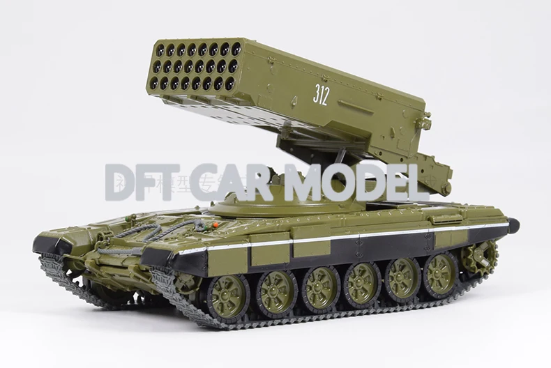 1:43 Масштаб сплава TOS-1A(T-90) Танк модель детского игрушечный танк авторизованный игрушки для детей
