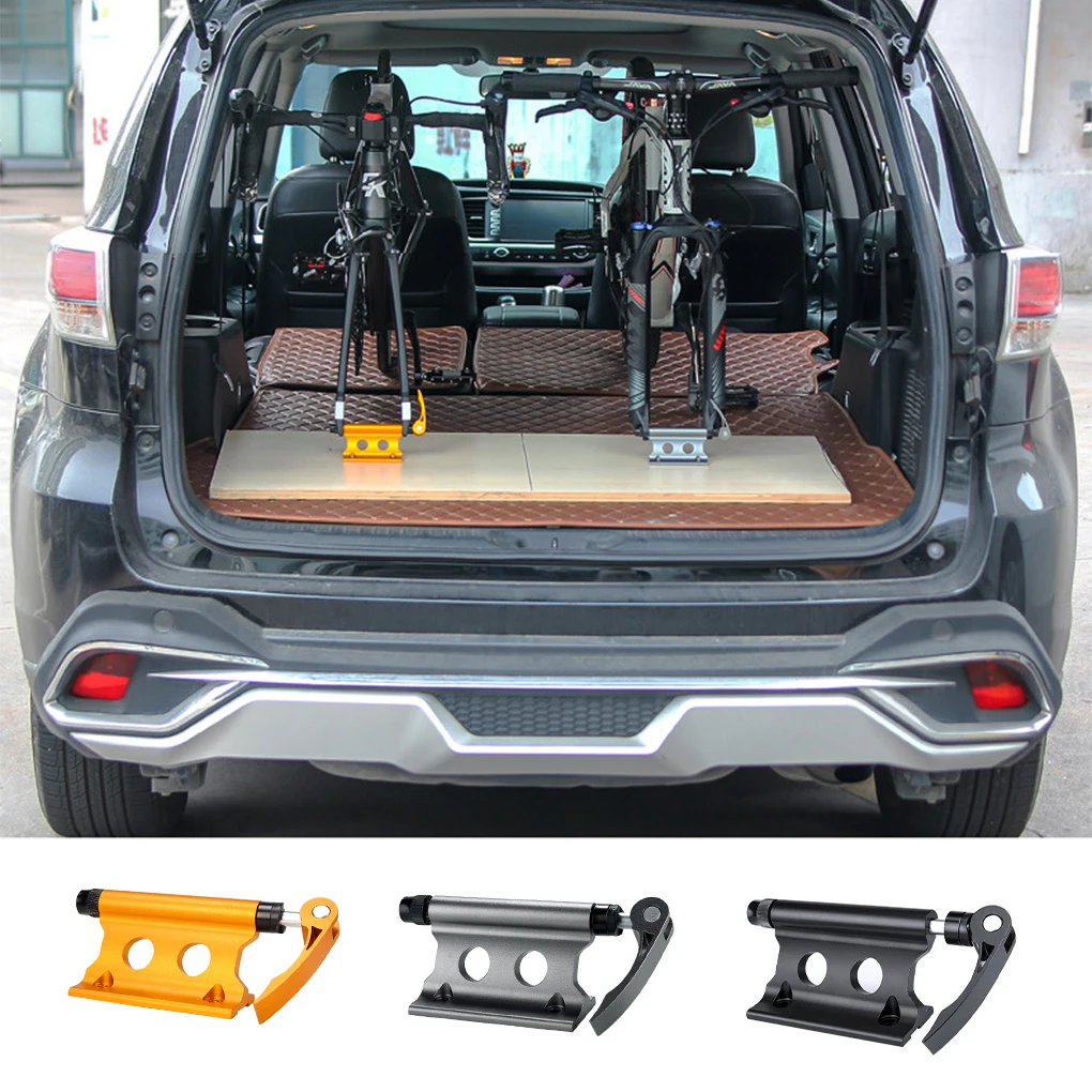 

Bike Bicycle Car Roof Rack Carrier Quick Release Alloy Fork Lock Mount Racks Stable Block Truck Mount for MTB Road Bike