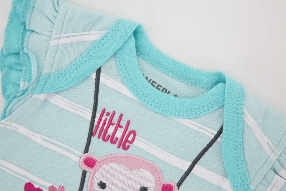 Kavkas/комплект одежды для маленьких девочек летний хлопковый комбинезон