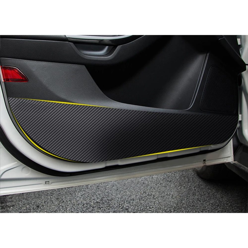 Автомобильная дверь из углеродного волокна защита от ударов царапин накладка