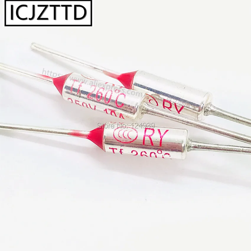 Metal fuse CCC RY 250V 10A TF 260 Celsius Degrees Temperature Thermal Fuse 260C Eletric Rice Cooker Microwave | Обустройство дома