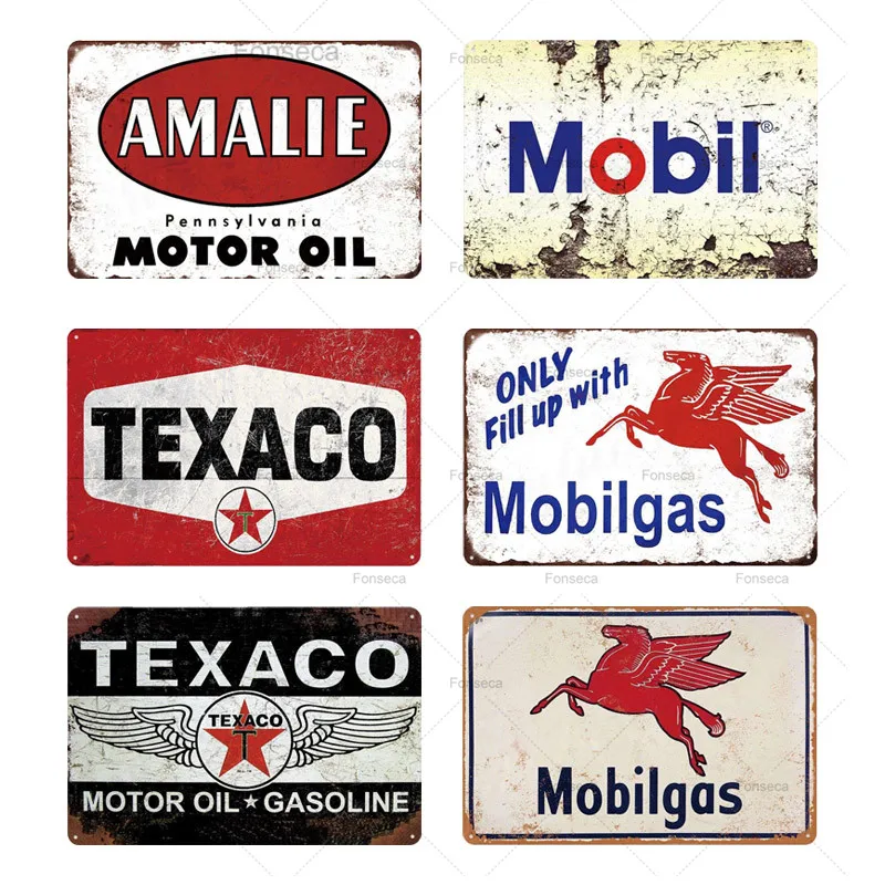 

Mobil Tin Sign Metal Sign Plaque Metal Vintage Garage Decor Tin Posters Bar Pub Man Cave Decoration