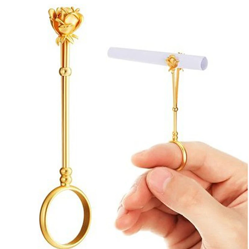 Винтажный держатель для сигарет кольцевая стойка розовый металлический зажим