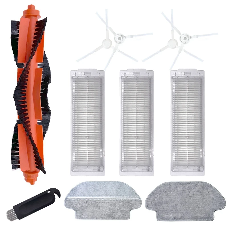 

Main Brush Hepa Filter Side Brush Mop Cloth for Xiaomi Mijia STYJ02YM for Conga 3490 for Viomi V2 PRO V3 SE V-RVCLM21B