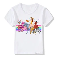 t shirt for boysgirls anime cartoon centaur world graphic print boys t shirts summer fashion music cartoon girls t shirt tops