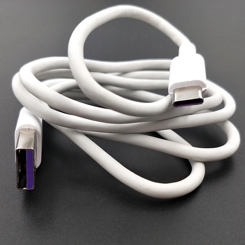 100% оригинальный кабель для Huawei 5A синхронизации линии Supercharge Type-C P40 P30 P20 P10 Pro P9 Plus V8