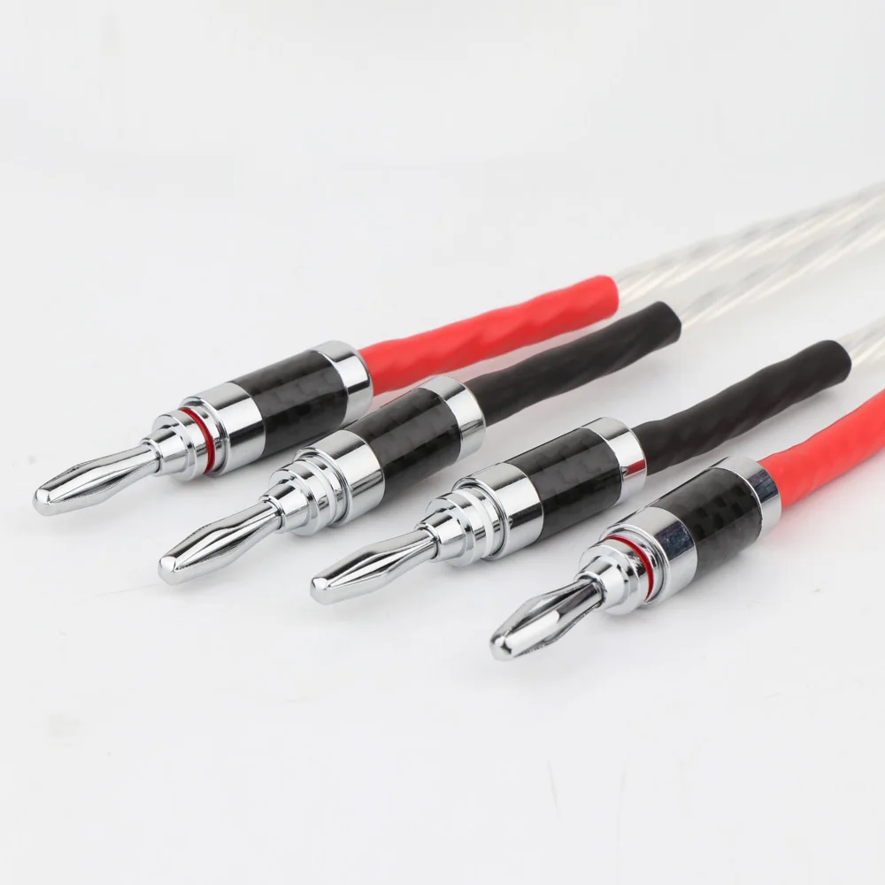 Кабель Hi-End 5N OCC для динамиков Hi-Fi Y-образный с банановым штекером кабель колонок