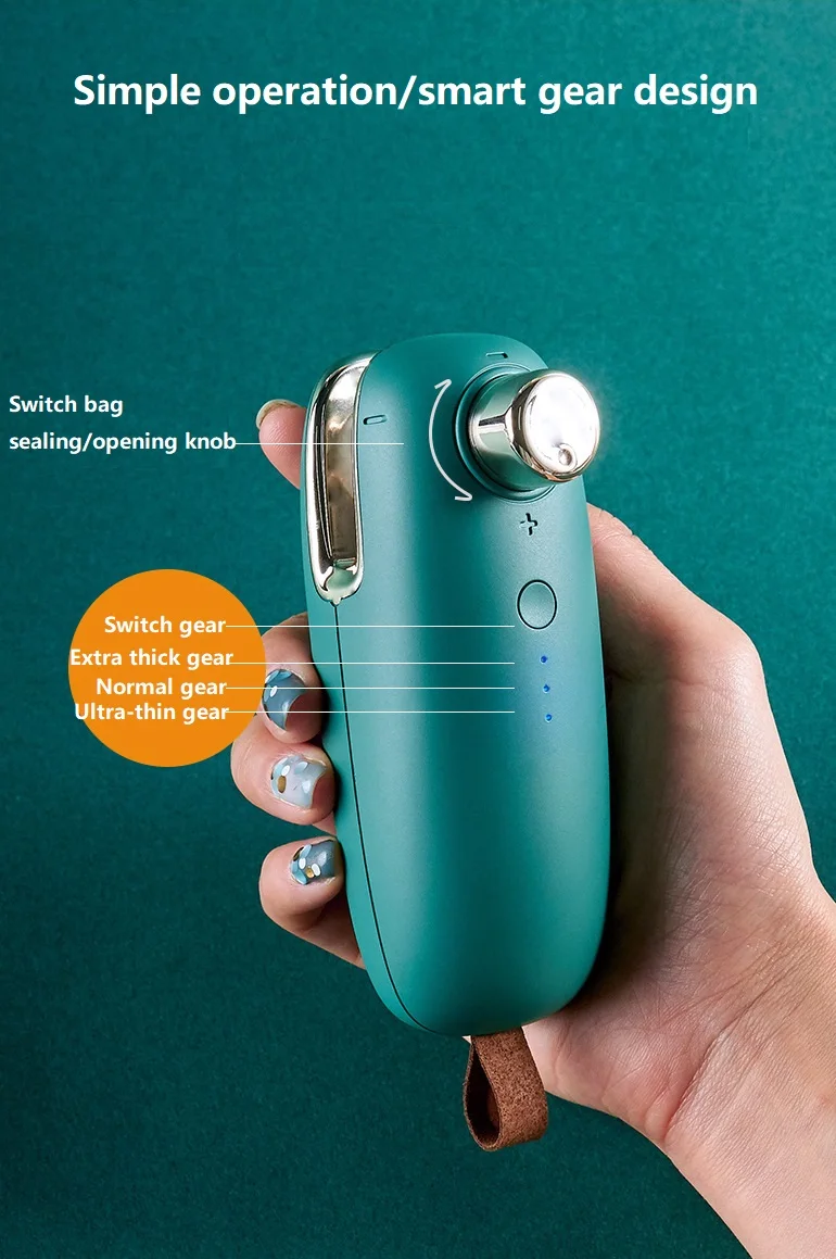 Электрический герметизирующий упаковщик перезаряжаемый с USB зарядкой 3