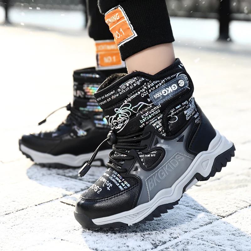 

Newest Children Sneakers Kids Boots Winter Boots for Boys Girls Snow Shoes Teenagers Warm Hiking Shoes Outdoor Sports Shoes