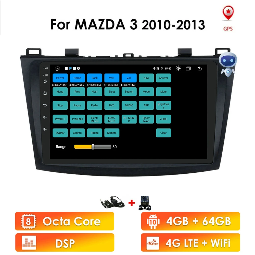 

Для Mazda 3 2010-2013 maxx axela android 10 автомобильный DVD GPS Радио Стерео 3G 32G 4G WIFI бесплатная карта ядер 2 din Автомобильный мультимедийный плеер