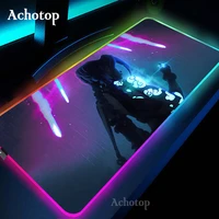arcane 90x40cm large gaming keyboard mouse pad computer gamer table desk rgb mousepad with backlit led office play mice mats lol