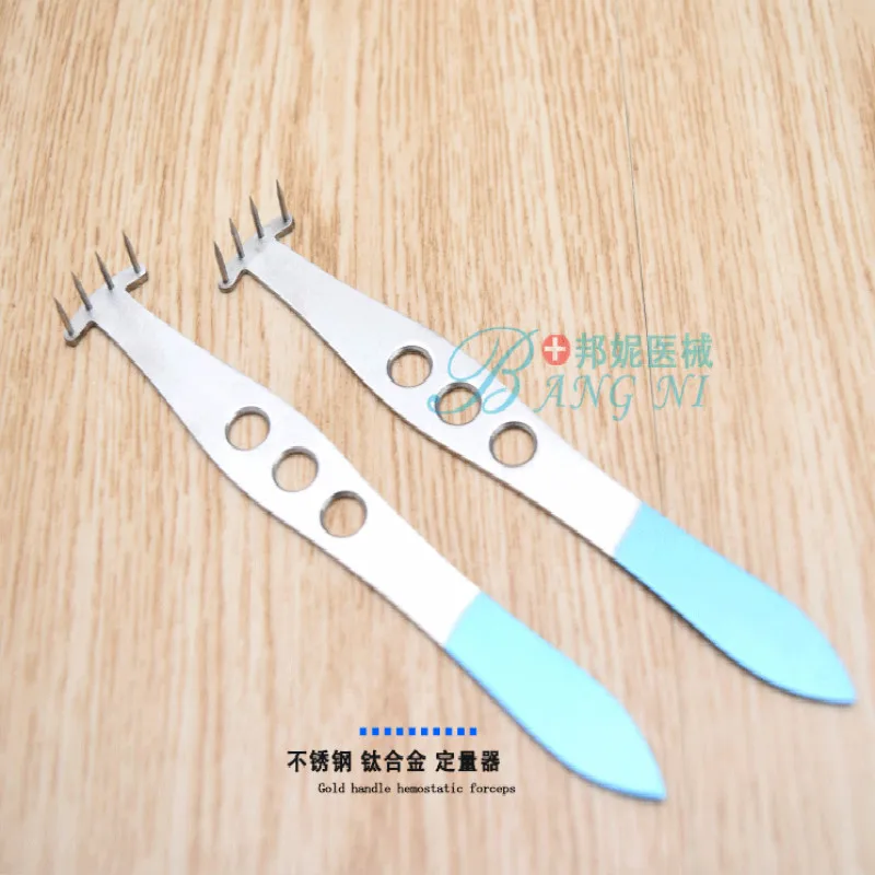 

Quantitative instrument double eyelid tweezers ophthalmic stapling needle puncture Korean style