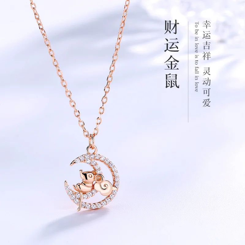 BOSCEN циркониевое 925 пробы серебряное ожерелье с подвеской для женщин девочек