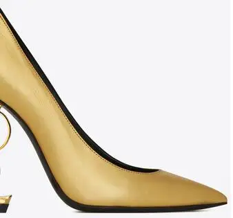 a4 high heels 8cm Г., черные туфли из натуральной кожи пикантные туфли на очень высоком каблуке для ночного клуба, высота каблука 8 см/10 см - Цвет: a4 high heels 8cm