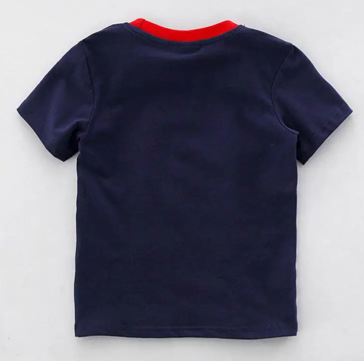 

Kid's Summer Short Sleeve T-shirt Round Collar Stripe Colour Cute Cotton Blend Tops