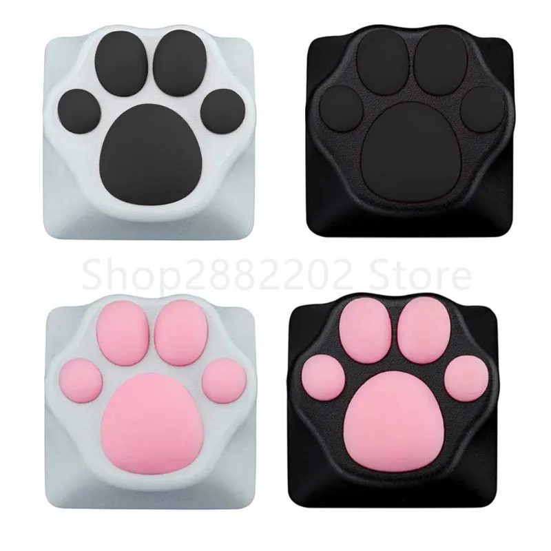 

Personality Customized ABS Silicone Kitty Paw Artisan Cat Paws Pad Keyboard keyCaps for Cherry MX Switches