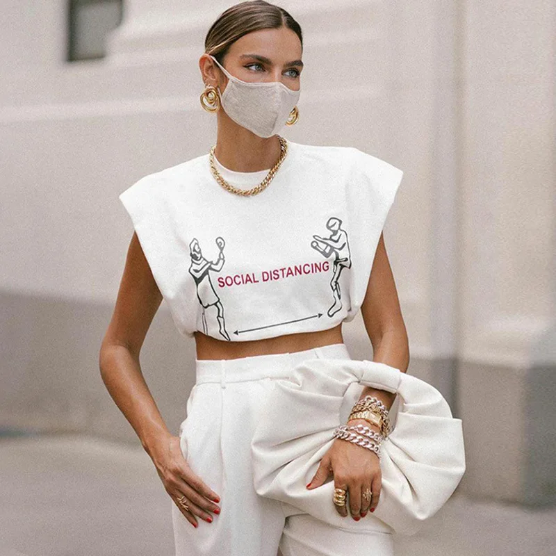 

95% Cotton Summer Women T Shirt T-Shirt Woman Clothes Tops Oversize Tshirt Female White Sleeveless Crop Top Baby Tee Sexy Loose