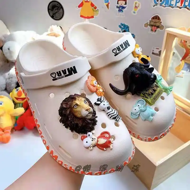 

Accessories Shoe Flower Croc Charms Designer Lovely and Luxury Three-dimensional Animal World Croc Charms Bundle Vintage