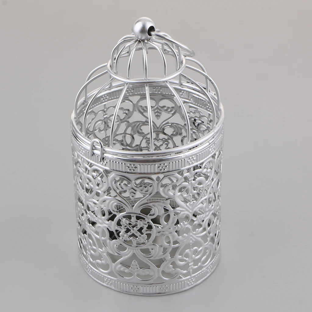 

Birdcage Hollow Candle Holder Candlestick ing Lantern Decor