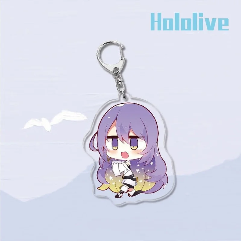 Hololive женский аниме брелок для ключей мужской мультяшный модный Ookami Mio унисекс