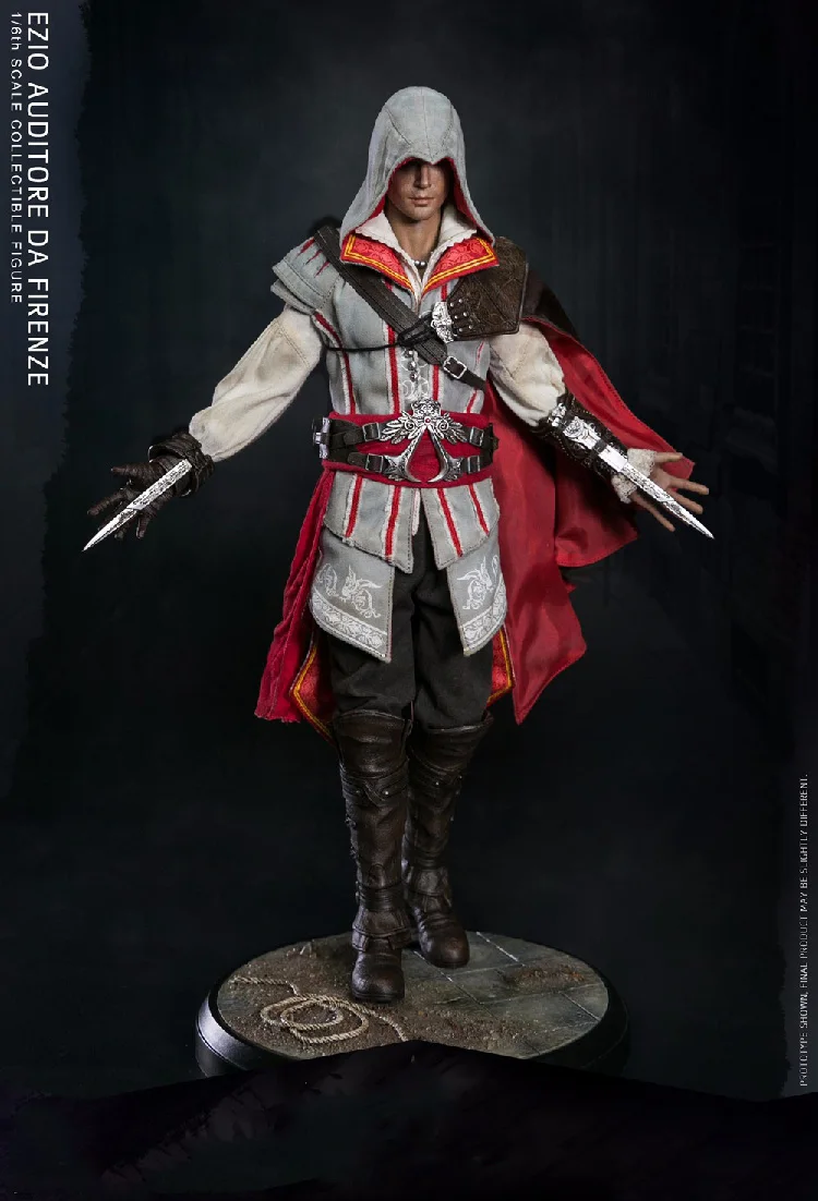 

1/6 Scale Collectible Figurine 12" Figure Doll Male Warrior Assassin EZIO Goddess of War Sariah Plastic Model Toys Gift