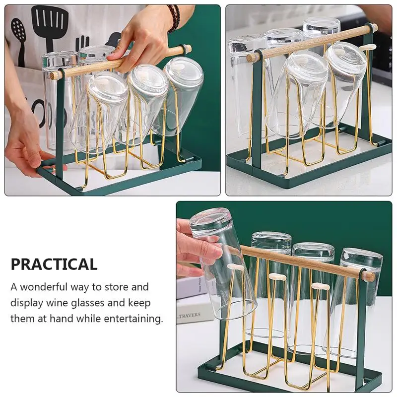 1Pc Durable Exquisite Portable Creative Useful Cup Drying Rack Draining | Дом и сад