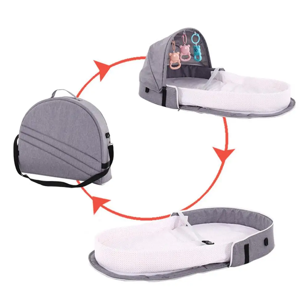 Портативная бионическая детская кроватка безопасная изолирующая кровать