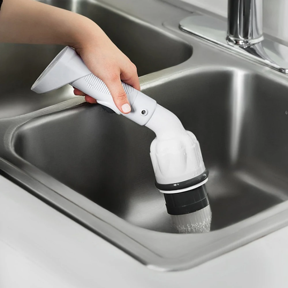 Беспроводная ручная щетка для чистки перезаряжаемый скребок со съемной насадкой