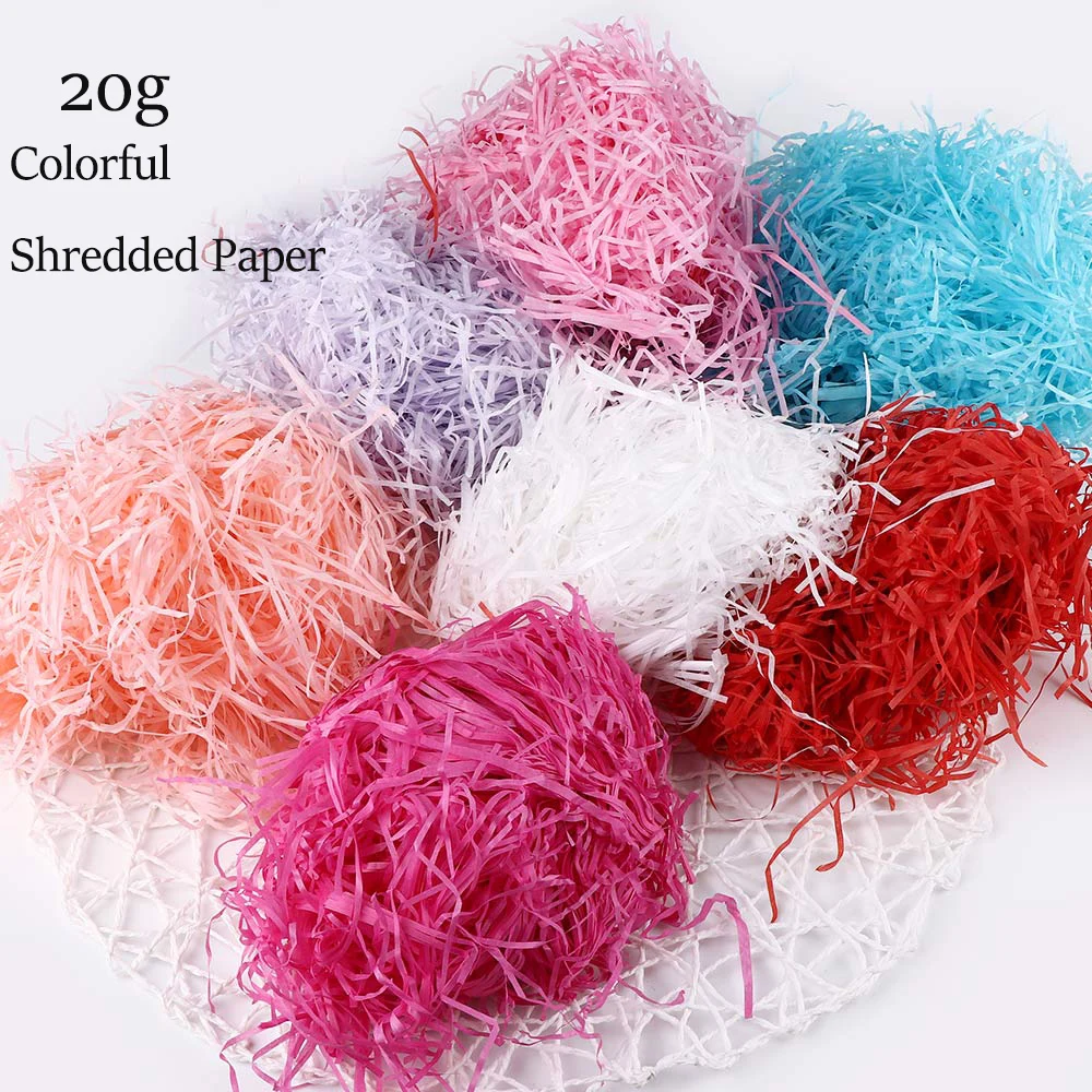 20 г в пакете сделай сам измельченная цветная рафия бумажная конфетти Подарочная