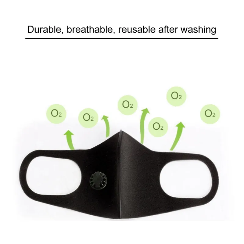 Single valve Filter Mask Mouth Muffle Activated Carbon Dust Includes a Breather | Безопасность и защита