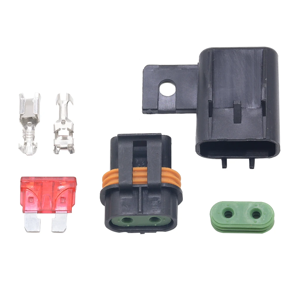 1PC Waterproof Car Modified Blade Fuse Holder with/without 14CM Wire, with 1PC STANDARD Fuse images - 6