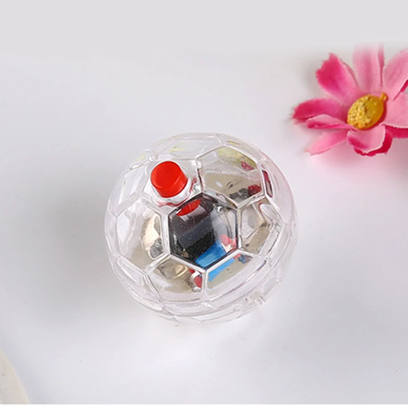 Пластиковая прозрачная собака кошка мигающий шар креативная интерактивная