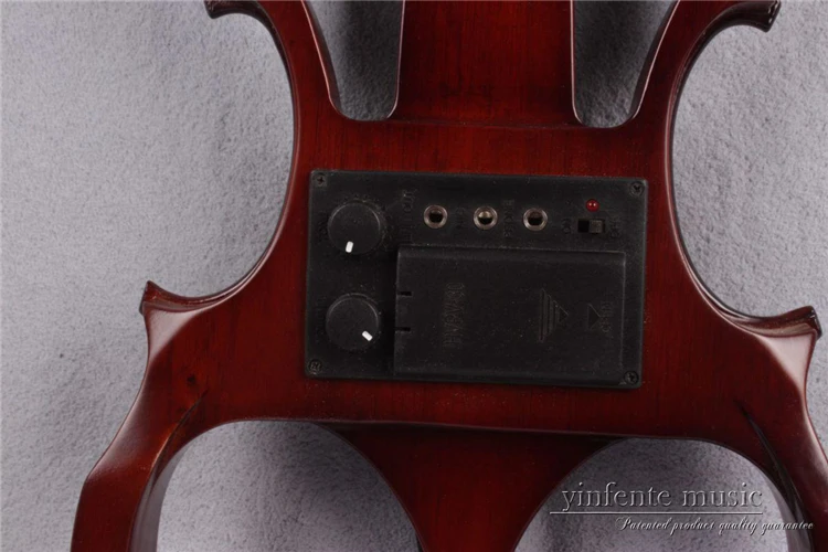 6 струн 4/4 электрическая скрипка бесшумный звукосниматель тонкий тон части