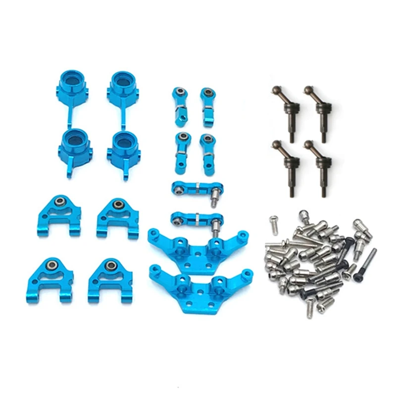 Juego completo de Metal K989, piezas mejoradas, Kit de accesorios para Wltoys K969, K979, K989, K999, P929, P939, 1/28, coche RC-0