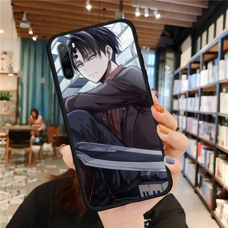 

Attack on Titan MikasaPhone Case For Huawei honor Mate P 9 10 20 30 40 Pro 10i 7 8 a x Lite nova 5t Soft silicone funda