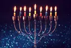 Hanukka фотография Фон Chanukah еврейские праздники красочный подсвечник счастливечерние НКА фотография Фон баннер студия
