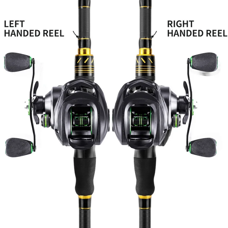 

LIEYUWANG Ultralight Baitcasting Reel High Speed 7.2:1 Bait Casting Reel Fishing Reels Coil Max Drag 6kg carretilha de pesca