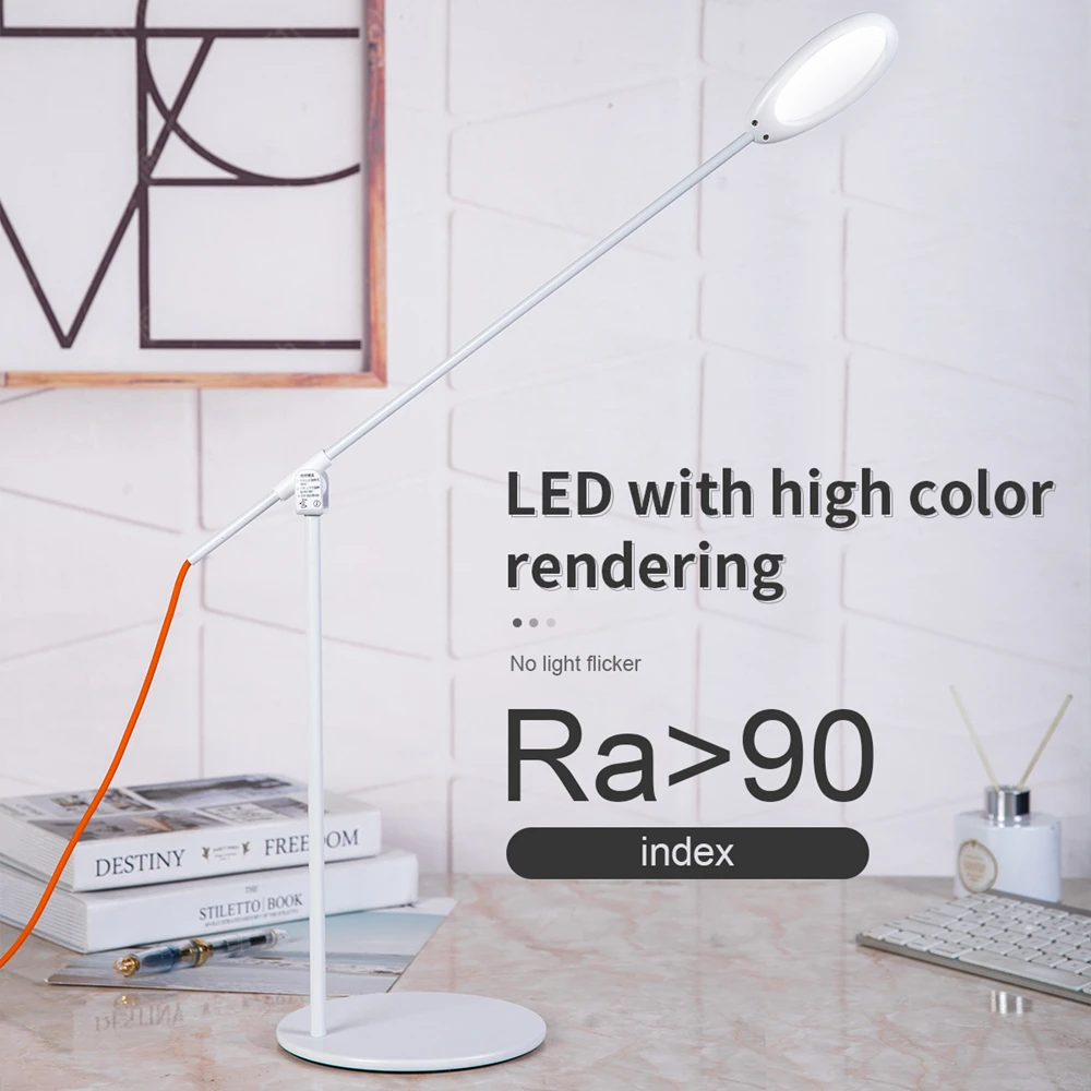 Креативная тонкая алюминиевая Свободно регулируемая светодиодная настольная