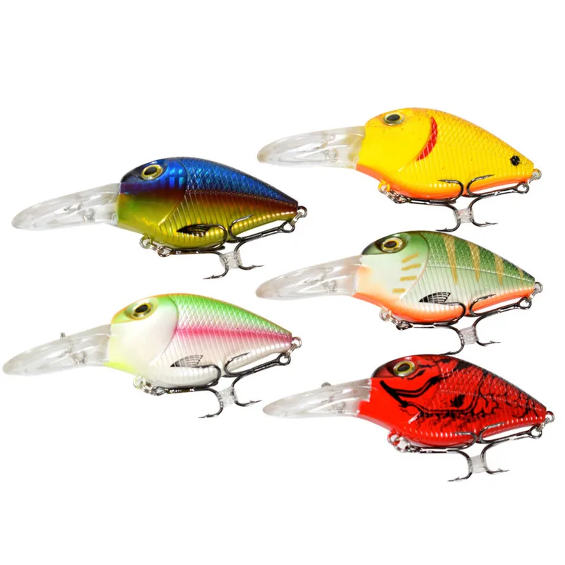 CCLTBA 5 шт./лот 9 см 18 г жесткие пластиковые воблеры приманки Deepwater плавающие