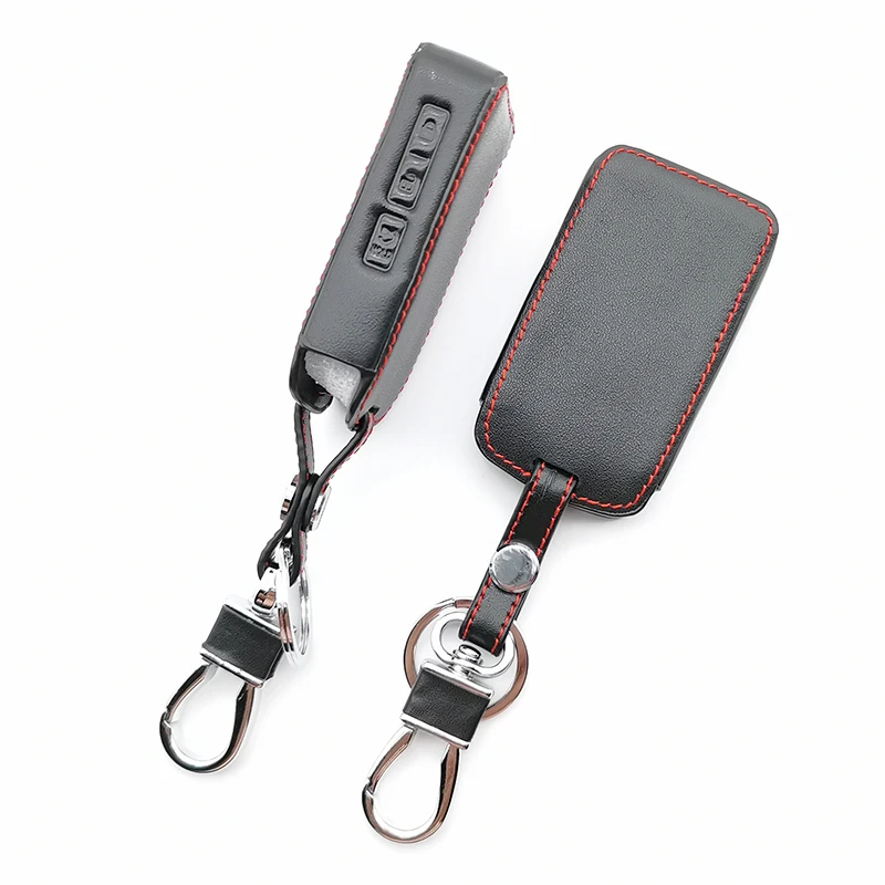 Классический дизайн кожаный чехол для ключа автомобиля Mazda 3 2019 Новое поступление