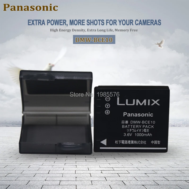 Аккумулятор для камеры Panasonic 3 6 В 1000 мА/ч BCE10 S008E DB70 с аккумулятором Lumix DMW функцией