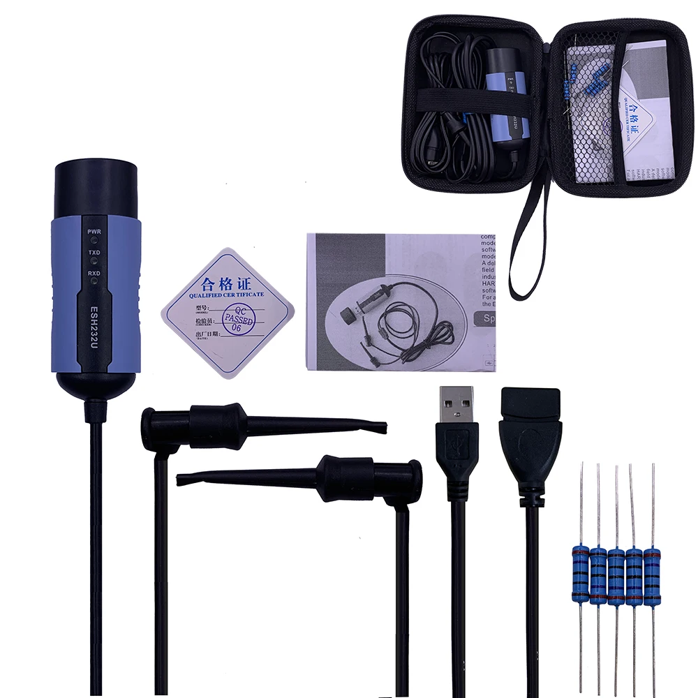 ESH232U USB Hart модем USB протокол модем HART сигнал коммуникатор передатчик HART конвертер со встроенным резистором петли