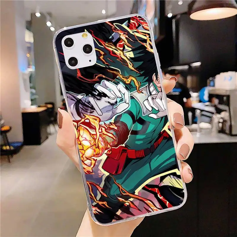 

Hot Anime Comic Hero Phone Case For Clear-Iphone 5 5s se 6 6s 7 8 11 12 X Xs Xr Pro Plus Max Mini Cover