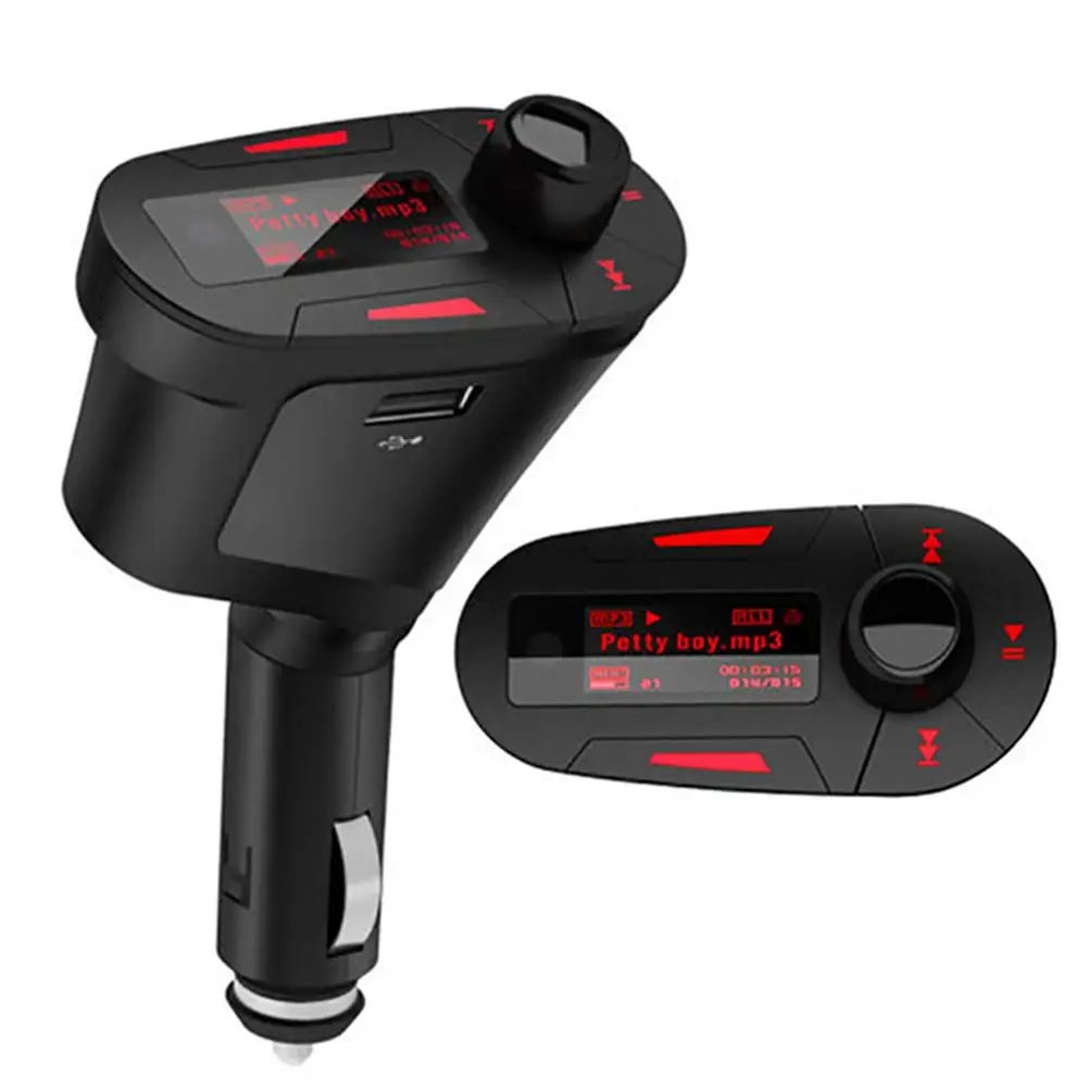 

New LED FM Transmitter Bluetooth-compatible 5.0 Car Kit USB Car Charger 3.1A USB MP3 Music Player Support TF/U Disk